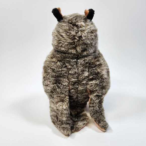 FAO Schwarz Great Horned Barn Owl Toys R Us Exclusive Plush Stuffed Animal 12" - Picture 3 of 6